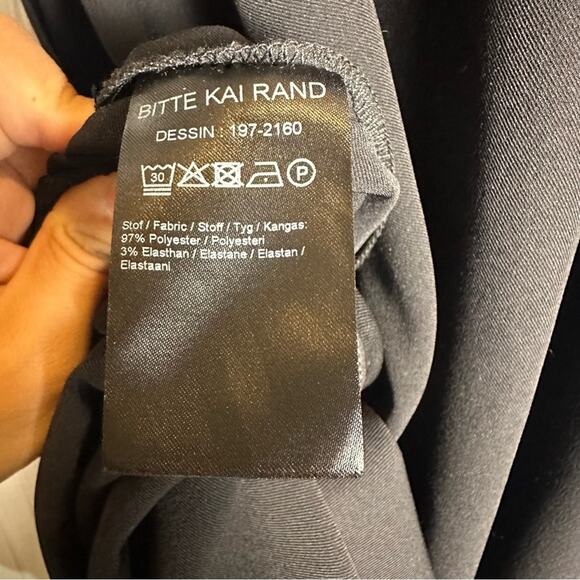 Bitte Kai Rand Black Sleeveless Button Front Dress - Picture 7 of 7